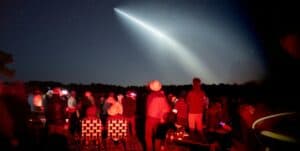 Mary Lou Ricci - Cape Cod National Seashore Dark Sky Festival Falcon 9 Rocket; Sept 24, 2022