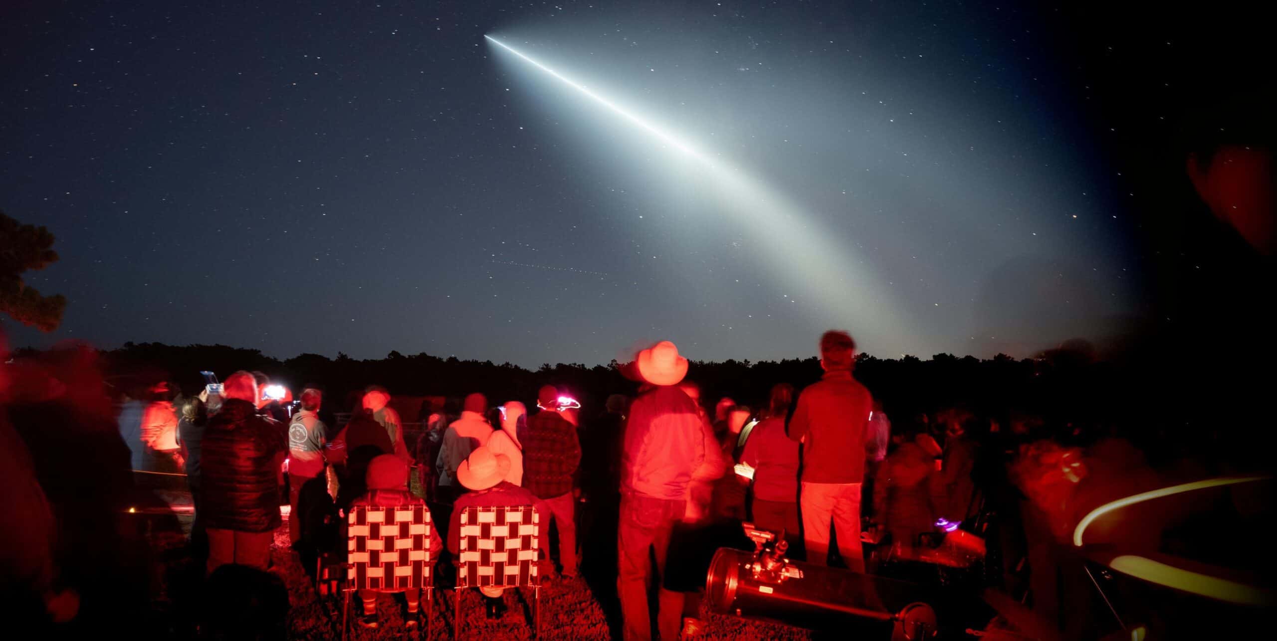 Mary Lou Ricci - Cape Cod National Seashore Dark Sky Festival Falcon 9 Rocket; Sept 24, 2022 Mary Lou Ricci - Cape Cod National Seashore Dark Sky Festival Falcon 9 Rocket; Sept 24, 2022